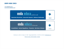 Tablet Screenshot of ondaeduca.com